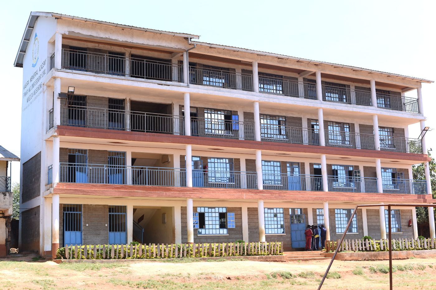 The Kagira Memorial Academy classroom block, part of the school's ongoing structural development.